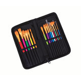Design Connection Painting Brushes Set Of 12 Professional Round Pointed Tip Nylon Hair Artist Acrylic Paint Brush For Acrylic/Wa