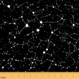 Feelyou Galaxy Outdoor Fabric by The Yard, Outer Space Constellation Upholstery Fabric for Chairs, Chic Universe Starry Sky Deco
