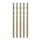 Sabre Tools 3/32 Inch Cobalt Drill Bit Set 5pcs for Metal, Steel, Hard Metal, Cast Iron (3/32 x 2-1/4)