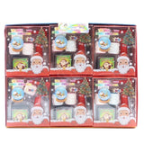 Radhya Accessories 1 Set Christmas Stamp Set, Christmas Pattern Diy Ink Roller Seal Stamp For Kids, Santa Snowman Stocking Novel