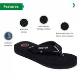 Ortho Joy Comfortable Doctor Slippers For Women - Black,Black,7,B09W9W7GXB