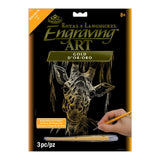 Royal and Langnickel Gold Engraving Art, Giraffe