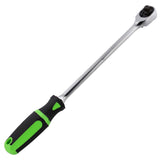 VIM Tools 90T Ratchet 1/4in Drive with Reversible Flex Head Ratchet Design and Ergonomic Handle for Automotive Uses