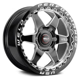 Weld S909 20x10 Ventura 6 Beadlock 6x135 ET38 BS7.00 Gloss BLK MIL DIA 87.1 (S90900089P38)