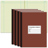 Fuyoooo Computation Notebook 4x4 Quad Ruled, 4 Pcs