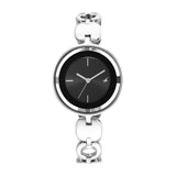 Fastrack Glitch Quartz Analog Silver Dial Metal Strap Watch For Girls-Ns6237Sm01/Nt6237Sm01