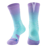 Proberos 1 Pair Sports Socks For Men, Basketball Socks Over The Anklet Socks Crew Socks TerryCloth Sole Socks, Breathable Comfo