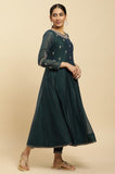 W For Woman Women'S Viscose Kurta, Slim Pant & Dupatta (23Auws10284-221084_Green_Xl)