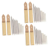 BEBEMOKO 36pcs Drawing Supplies Sketch Set Tortillons Stumps Smudging Tool Sandpaper Sharpener for Students Artists