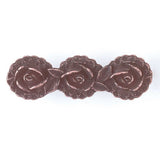 Cabinet Pull Antique Copper Solid Brass Flower 3 1/2 W | Renovator's Supply