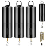 3 Pieces Hanging Black Rotating Motor Wind Spinner Mobile Battery Operated Motor Multi-Purposes Rotatable Hook for Garden Decora