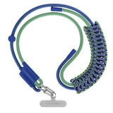CASETiFY 8mm Rope Cross-body Strap with Card - Blue/Green