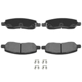 AUTOMUTO 4PCS Rear Ceramic Disc Brake Pads Set D1172 For Buick Lucerne 2006-2011,For Cadillac DTS 2006-2011