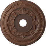 Ekena Millwork CMP22BADRU Baltimore Thermoformed PVC Ceiling Medallion (Fits Canopies up to 7 3/4), 22OD x 3 1/2ID x 1P, Univers