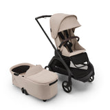 Bugaboo Dragonfly City Stroller with Full-Size Baby Bassinet and Toddler Seat, One Hand Easy Fold in Any Position, Full Suspensi