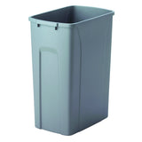 Knape & Vogt QT35PBPT Replacement Trash Can, 17.5 by 14.25 by 9.32