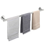 TocTen Bath Towel Bar - Thicken SUS304 Stainless Steel Bathroom Towel Holder, Towel Rod for Bathroom Heavy Duty Wall Mounted Tow