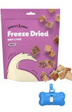 DN Essentials Wiggles & Wags Freeze Dried Beef Liver Dog, Waste Bag Dispenser & a Free Roll!
