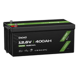 OKMO 12V 400Ah LiFePO4 Lithium Battery 150A BMS 5120Wh for Solar Systerm,RV,Camping,Marine and Home Energy Storage