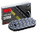 RK Racing Chain 520-SO-116 (520 Series) Steel 116 Link Traditional Street and Off-Road O-Ring Chain with Connecting Link