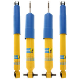 Bilstein 24-029025 & 24-029032 Front and Rear B6 4600 Suspension Shock Absorbers Fits 1998 2007 Sierra Silverado 1500 w/coil spr