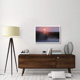 Sunrise Over Kasilof River, Kasilof, Alaska-Paper Art-38,,X26,,