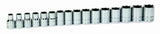Williams 32943 16Piece 1/2Inch Drive Metric Shallow 6 Point Socket Set