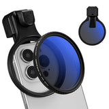 K&F CONCEPT 67mm Press-on CPL Phone Lens Filter Kit, Polarizing Filter Compatible with iPhone 17/16/15/14/13/12 Standard, 16/15/