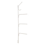 Household Essentials, White HingeIt Clutterbuster Valet Family Towel Bar