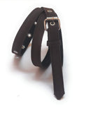 Generic Oversize Xxl Womens Matefinish Brown Denim Belt