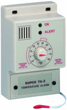 Supco TA2 Single Set Point Temperature Alarm, 10 to 80 Degrees F, 120 VAC