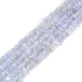 Natural Blue Lace Agate Chalcedony Freedom Chips Loose Beads 6-12mm for Jewelry Making DIY Handmade Craft 16 inch