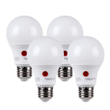 TORCHSTAR Dusk to Dawn Light Bulbs Outdoor, Sensor A19 LED Light Bulb, Auto on/Off Photocell Automatic for Outdoor Lighting, 500