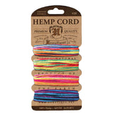 Hemptique Hemp Cord 4 Color Cards #20 Made with Love Crafters #1 Choice Eco Friendly Plant Hanger Scrapbooking Garde