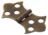 The Hillman Group 851591 111/16 x 31/16Inch Solid Brass Decorative Hinge, Antique, Brass Finish