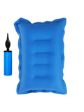 Shivam Cart Air Pillow With An Air Pump Inflatable Neck Pillow For Travel In Train, Bus And Flights For Sleeping Multipurpose Tr