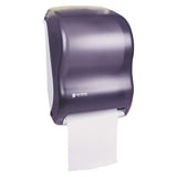 San Jamar T1300TBK Clear TearNDry Paper Towel Dispenser