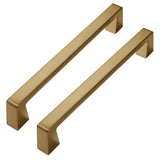 khtumeware 20 Pack Gold Cabinet Pulls Brushed Brass Cabinet Pulls - Gold Drawer Handles Modern Dresser Drawer Hardware Zinc Allo