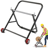 Insaga Cable Caddy for Spool with Wheels- Foldable Wire Spool Rack Holder Portable Wire Spool Reel Caddy 100lb Capacity to Keep