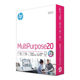HP 112000 M/Purpose Paper,20Lb,81/2Inch x11Inch,GE 96, 112 ISO,500/RM,WE