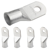 SELTERM 5pcs 4/0 AWG (XL) 3/8 Stud Tinned Copper Wire Lugs, Battery Lugs,Ring Terminals, Battery Cable Ends, 0000 Gauge Ring Ter