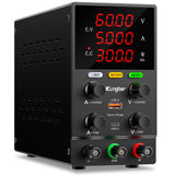 DC Power Supply Variable, 60V 5A Adjustable Switching Regulated DC Bench Power Supply with Intelligent Charging Mode, 18W USB In