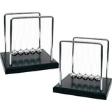 PowerTRC 2 Pack Newtons Cradle Balance Balls 7 1/4 | Science Physics Gadget | Desk Toys & Accessories