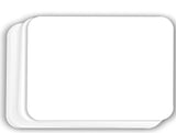 Hamilco White Cardstock Thick Paper Blank Index Flash Note & Post Cards with Rounded Corners Greeting Invitations Stationary