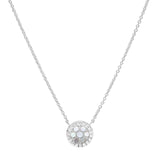 Fossil Women's Sterling Silver Necklace, Color: Silver (Model: JFS00520040)