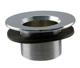 Westbrass 792SOCPF Tub Drain Body, 13/8 Fine Thread, Polished Chrome