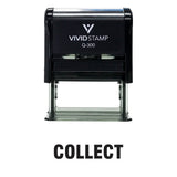 Collect Self Inking Rubber Stamp (Red Ink) Large