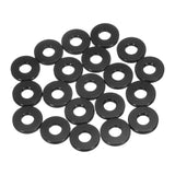 uxcell 20 Pcs Aluminum Flat Washer, M4x10x1.5mm Round Seal Gaskets Flat Spacers for Screws Bolts Machinery Repair Accessories, O