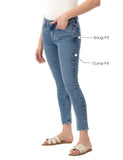 INKD Women's Stretchable Zero-Gape Super Skinny Jeans,Denim Divine
