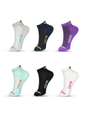 Socks Vibe Unisex Cotton Ankle Socks Pack Of 6 | Soft, Breathable, AntiOdour, Stretchable Socks For Men & Women | Comfortable